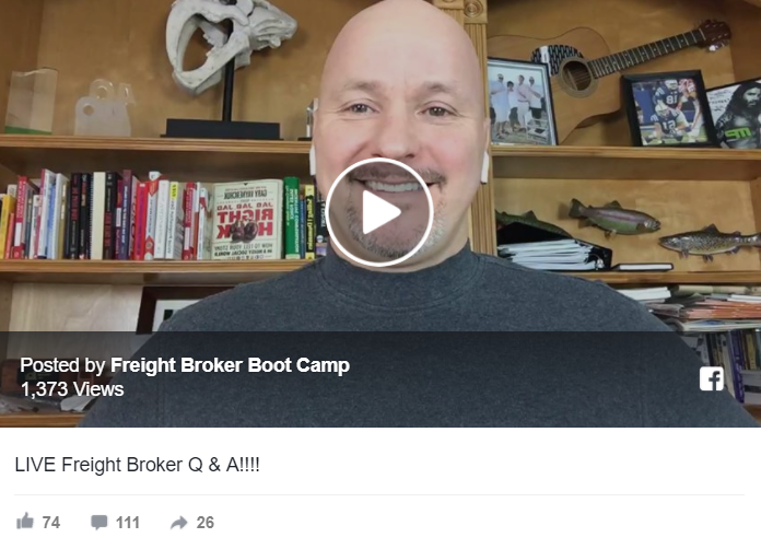 live freight broker training